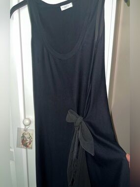 Gift $10😍Rivamonti Italy  Silk Cotton knee hight Dress old money style